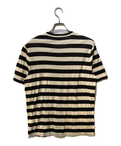 LOUIS VUITTON（ルイ ヴィトン）LOUIS VUITTON (ルイ ヴィトン) ボーダーTシャツ ホワイト×ブラック サイズ:Lの古着・服飾アイテム