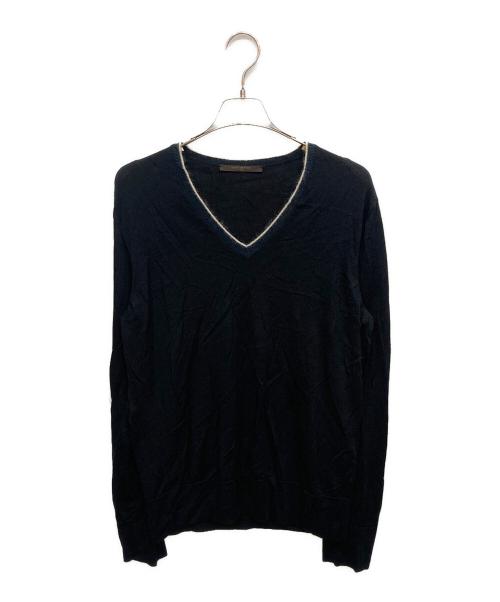 LOUIS VUITTON（ルイ ヴィトン）LOUIS VUITTON (ルイ ヴィトン) Vネックニット ブラック サイズ:Mの古着・服飾アイテム