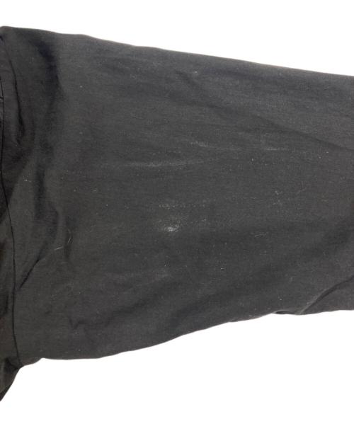 ETHOSENS（エトセンス）ETHOSENS (エトセンス) テンセルアシンメトリーシャツ ブラック サイズ:Freeの古着・服飾アイテム