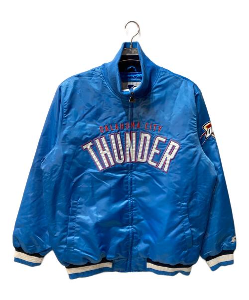 STARTER（スターター）STARTER (スターター) スタジャン ブルー サイズ:XXLの古着・服飾アイテム