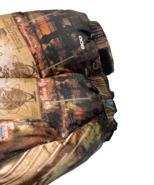 THE NORTH FACE（ザ ノース フェイス）THE NORTH FACE (ザ ノース フェイス) SUPREME (シュプリーム) 800-FILL HALFZIP HOODED PULLOVER ブラック×ブラウン サイズ:Mの古着・服飾アイテム