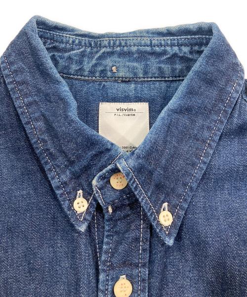 VISVIM（ビズビム）VISVIM (ビズビム) デニムシャツ インディゴ サイズ:3の古着・服飾アイテム