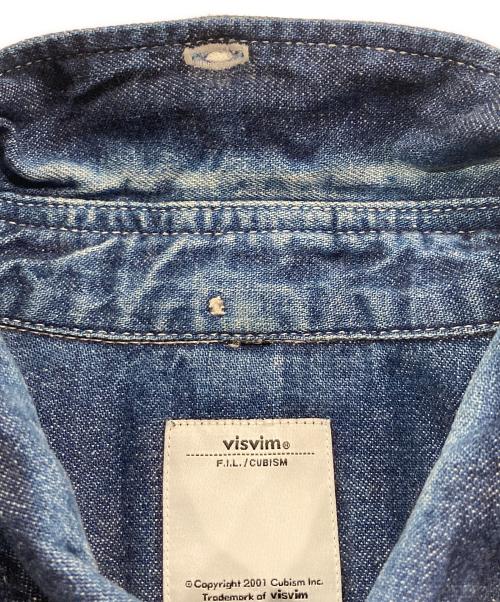 VISVIM（ビズビム）VISVIM (ビズビム) デニムシャツ インディゴ サイズ:3の古着・服飾アイテム