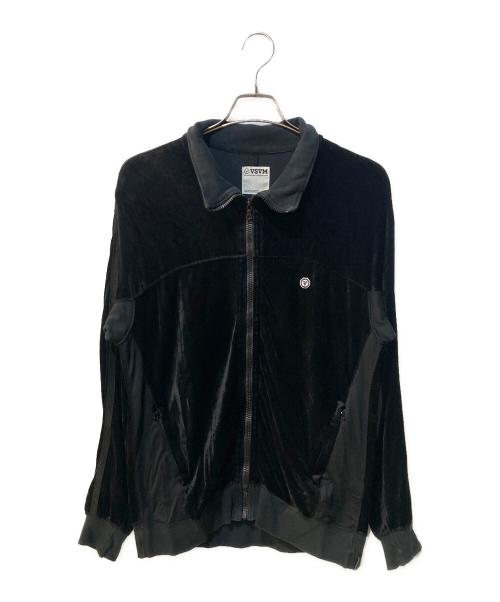 VISVIM（ビズビム）VISVIM (ビズビム) ベロアトラックジャケット ブラック サイズ:Mの古着・服飾アイテム