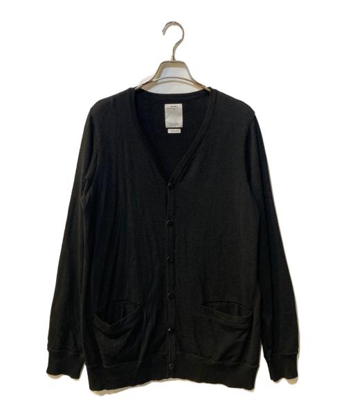 VISVIM（ビズビム）VISVIM (ビズビム) ウールニットカーディガン ブラック サイズ:2の古着・服飾アイテム