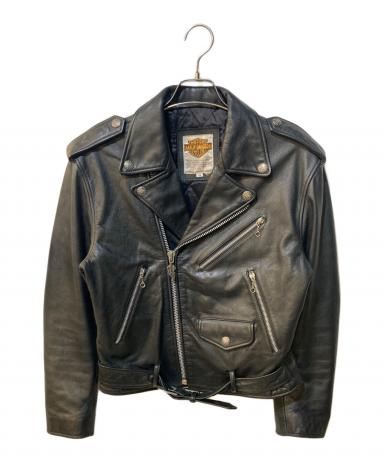 感謝セール‼️ HARLEY-DAVIDSON ライダースジャケット 90s 38 中古・古着通販】HARLEY-DAVIDSON (ハーレーダビッドソン) ダブル