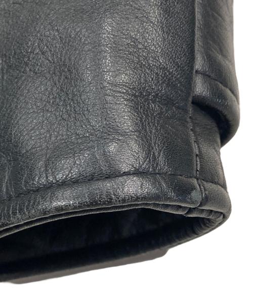 HARLEY-DAVIDSON（ハーレーダビッドソン）HARLEY-DAVIDSON (ハーレーダビッドソン) ダブルライダースジャケット ブラック サイズ:38の古着・服飾アイテム