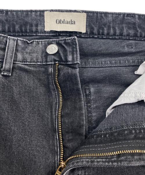 Oblada（オブラダ）Oblada (オブラダ) ハイウエストカットオフデニム ブラック サイズ:23の古着・服飾アイテム