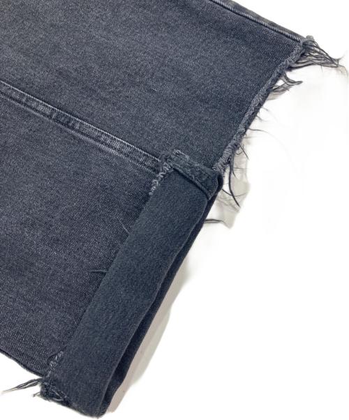 Oblada（オブラダ）Oblada (オブラダ) ハイウエストカットオフデニム ブラック サイズ:23の古着・服飾アイテム