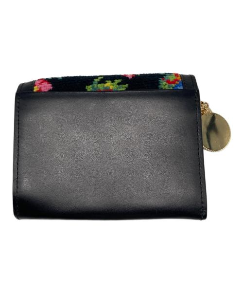 FEILER（フェイラー）FEILER (フェイラー) ハイジ 2つ折り財布 ブラックの古着・服飾アイテム