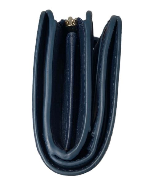 Kate Spade（ケイトスペード）Kate Spade (ケイトスペード) スペード フラワー コーテッド キャンバス コンパクト ウォレット ホワイトの古着・服飾アイテム