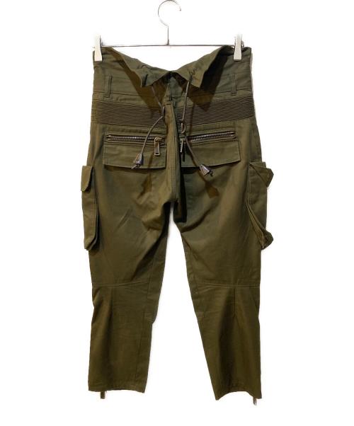 DSQUARED2（ディースクエアード）DSQUARED2 (ディースクエアード) デザインミリタリーカーゴパンツ グリーン サイズ:36の古着・服飾アイテム