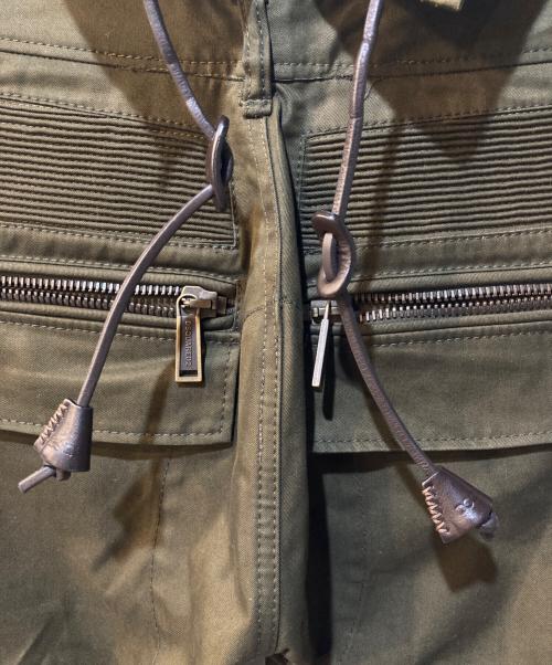 DSQUARED2（ディースクエアード）DSQUARED2 (ディースクエアード) デザインミリタリーカーゴパンツ グリーン サイズ:36の古着・服飾アイテム