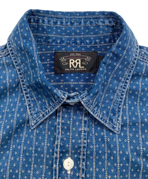 RRL（ダブルアールエル）RRL (ダブルアールエル) ALASKA SPORTS SHIRTS ネイビー サイズ:Mの古着・服飾アイテム