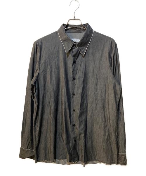 gabriela coll garments（ガブリエラコールガーメンツ）gabriela coll garments (ガブリエラコールガーメンツ) G．C．G ULTRA FINE DENIM SHIRTS グレー サイズ:4の古着・服飾アイテム