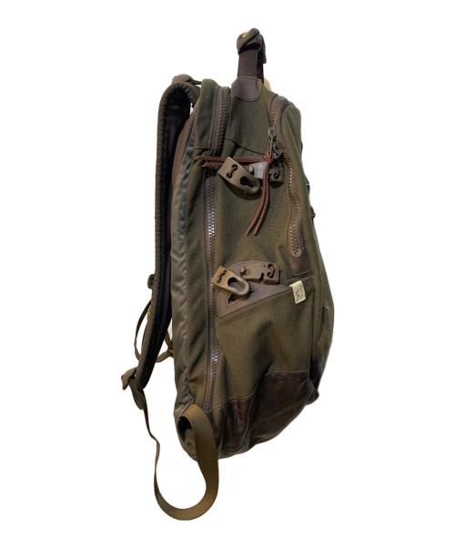 VISVIM（ビズビム）VISVIM (ビズビム) LAMINARIA 20L リュック オリーブ×ブラウンの古着・服飾アイテム