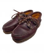Timberlandティンバーランド）の古着「HS 3 EYE LUG デッキシューズ」｜エンジ