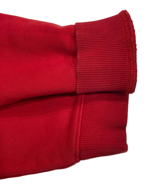 LACOSTE（ラコステ）LACOSTE (ラコステ) フロッキーオーバルクロッククルーネックスウェット レッド サイズ:2の古着・服飾アイテム