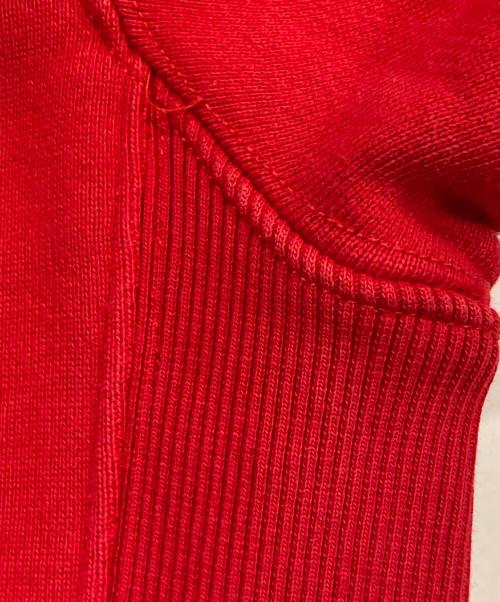 LACOSTE（ラコステ）LACOSTE (ラコステ) フロッキーオーバルクロッククルーネックスウェット レッド サイズ:2の古着・服飾アイテム