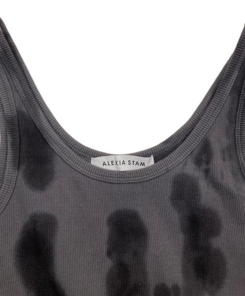 ALEXIA STAM（アリシアスタン）ALEXIA STAM (アリシアスタン) マーブルノースリーブワンピース グレー サイズ:Mの古着・服飾アイテム