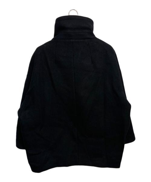 Noble（ノーブル）Noble (ノーブル) スタンド カラー オーバー コート ブラック サイズ:FREEの古着・服飾アイテム