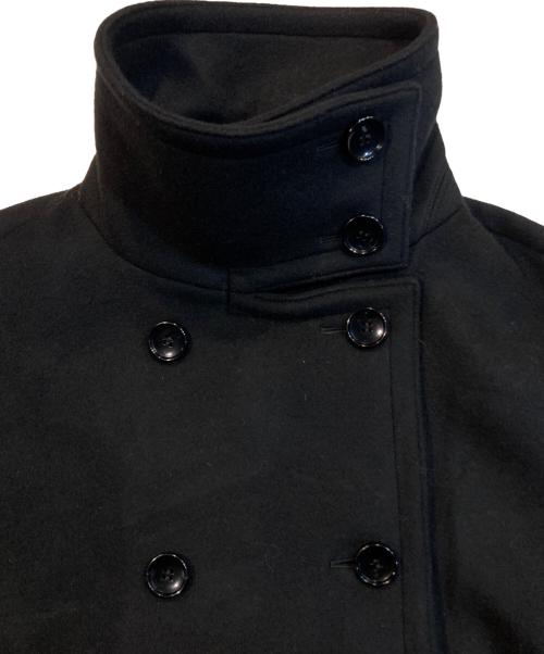 Noble（ノーブル）Noble (ノーブル) スタンド カラー オーバー コート ブラック サイズ:FREEの古着・服飾アイテム