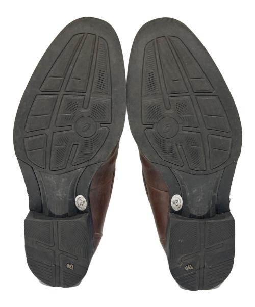 asics（アシックス）asics (アシックス) タッセルローファー ブラウン サイズ:25cmの古着・服飾アイテム