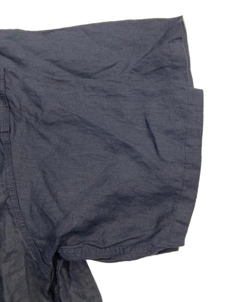 CAHLUMN（カウラム）CAHLUMN (カウラム) Linen Open Collar Shirt ダークネイビー サイズ:L 未使用品の古着・服飾アイテム