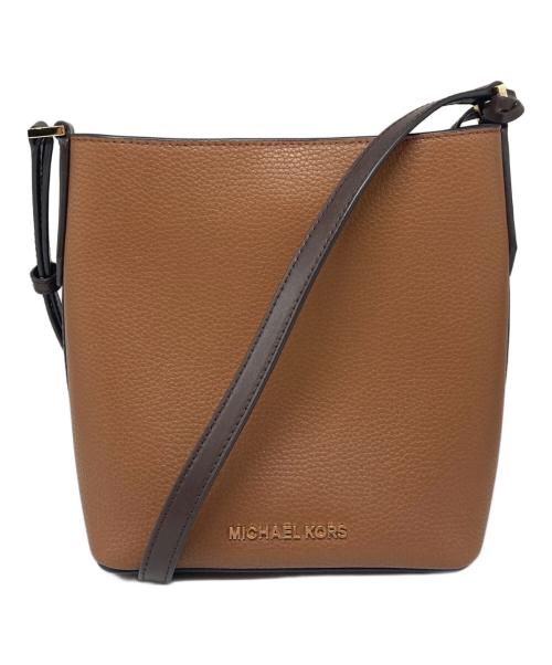 MICHAEL KORS（マイケルコース）MICHAEL KORS (マイケルコース) バケット ショルダーバッグ ブラウンの古着・服飾アイテム