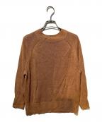 MARGARET HOWELLマーガレットハウエル）の古着「リネンニット」｜ブラウン