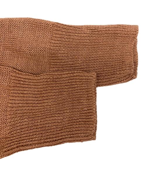 MARGARET HOWELL（マーガレットハウエル）MARGARET HOWELL (マーガレットハウエル) リネンニット ブラウン サイズ:2の古着・服飾アイテム