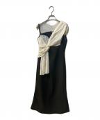 Knuth Marfクヌースマーフ）の古着「ドッキングワンピース」｜ホワイト×ブラック