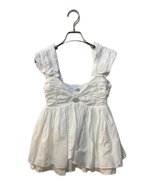 the Barnnet（ザ バーネット）the Barnnet (ザ バーネット) Magnolia Off-Shoulder Top ホワイト サイズ:Free 未使用品の古着・服飾アイテム