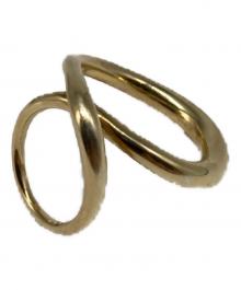 AOI IHARA×ARTIDA OUD（アオイイハラ×アルティーダ ウォード）の古着「ボリュームサークルリング」｜ゴールドカラー