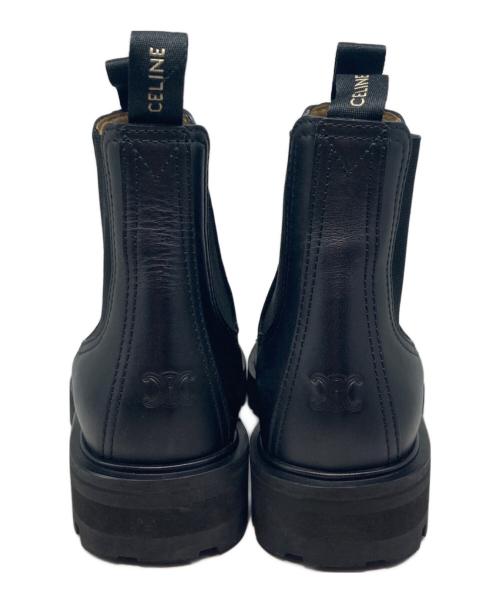 CELINE（セリーヌ）CELINE (セリーヌ) サイドゴアブーツ ブラック サイズ:37の古着・服飾アイテム