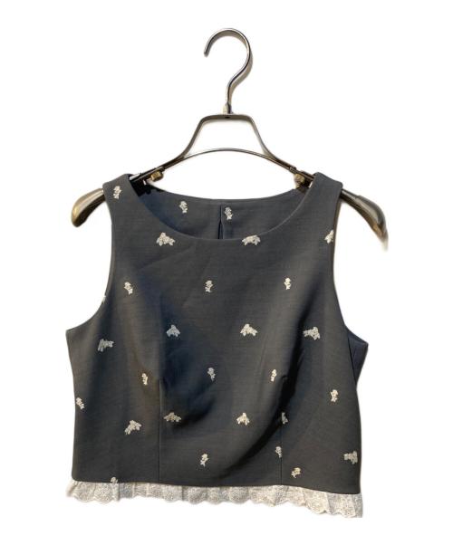 Bibiy.（ビビィ）Bibiy. (ビビィ) B.MARIGOLD TOP グレー サイズ:Free 未使用品の古着・服飾アイテム