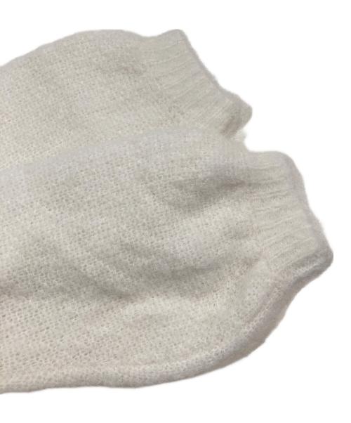 LAUTRE AMONT（ロートレアモン）LAUTRE AMONT (ロートレアモン) モヘアケーブルニット ホワイト サイズ:38の古着・服飾アイテム