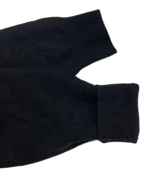 23区（ニジュウサンク）23区 (ニジュウサンク) ビジュー クルーネック ニット ブラック サイズ:38の古着・服飾アイテム