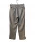 AURALEE (オーラリー) HARD TWIST WOOL DOUBLE FACE CHECK SLACKS グレー サイズ:3：7000円