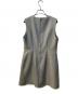 eimy istoire (エイミーイストワール) ビジュートリムミニワンピース グレー サイズ:M 未使用品：7000円