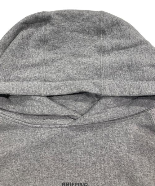 BRIEFING（ブリーフィング）BRIEFING (ブリーフィング) プルオーバーパーカー グレー サイズ:Lの古着・服飾アイテム