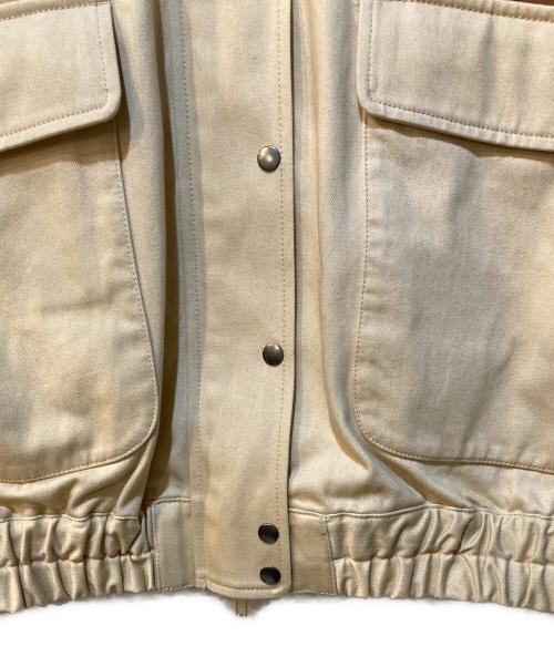 6(ROKU) BEAUTY&YOUTH（ロク ビューティーアンドユース）6(ROKU) BEAUTY&YOUTH (ロク ビューティーアンドユース) コットン ビッグ ブルゾン ベージュ サイズ:36の古着・服飾アイテム