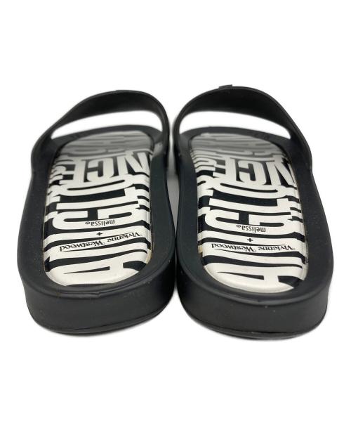 Vivienne Westwood（ヴィヴィアンウエストウッド）Vivienne Westwood (ヴィヴィアンウエストウッド) melissa (メリッサ) ベナッシサンダル ホワイト×ブラック サイズ:24cmの古着・服飾アイテム