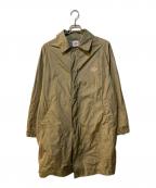 DANTONダントン）の古着「ポリエステルマイクロタフタ ハーフコート」｜ベージュ