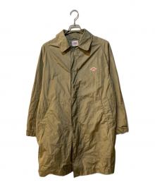 DANTON（ダントン）の古着「ポリエステルマイクロタフタ ハーフコート」｜ベージュ