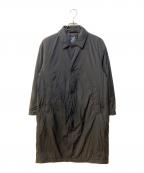 MUJI LABOムジラボ）の古着「洗える中わた ステンカラーコート」｜ブラック