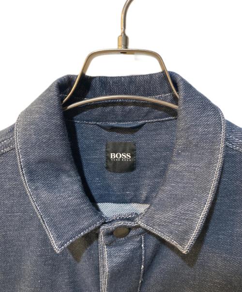 BOSS HUGO BOSS（ボス ヒューゴボス）BOSS HUGO BOSS (ボス ヒューゴボス) ストレッチデニムジャケット インディゴ サイズ:Ｍの古着・服飾アイテム