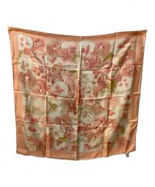 Salvatore Ferragamo（サルヴァトーレ フェラガモ）の古着「シルクスカーフ」｜ピンク