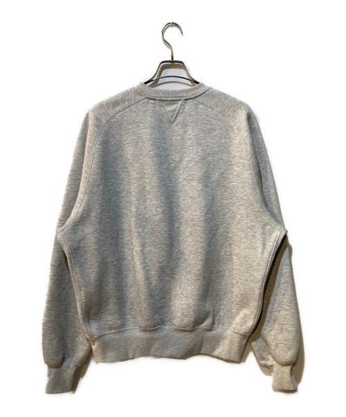 DAIWA PIER39（ダイワ ピア39）DAIWA PIER39 (ダイワ ピア39) FREEDOM SLEEVE CREW NECK SWEAT ライトグレー サイズ:Mの古着・服飾アイテム