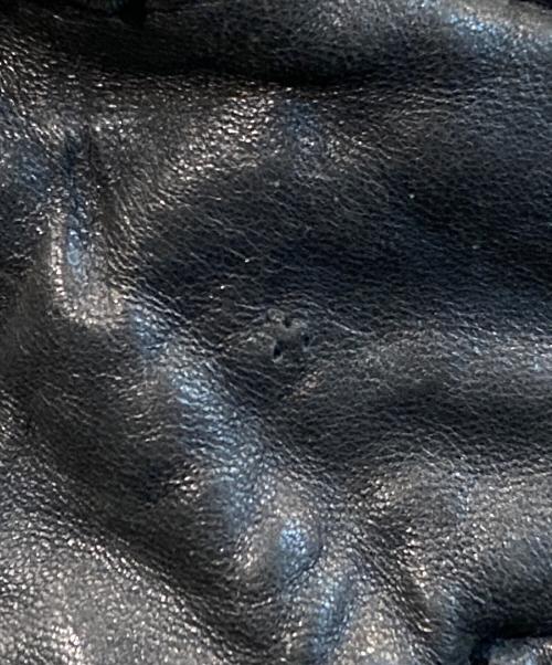 Yves Saint Laurent pour homme（イヴサンローラン プールオム）Yves Saint Laurent pour homme (イヴサンローラン プールオム) ラムレザーコート ブラック サイズ:52の古着・服飾アイテム